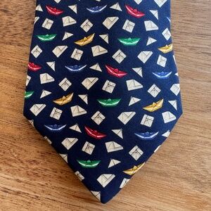 Salvatore Ferragamo Tie - Paper Boats